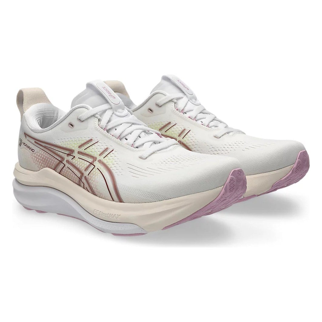 Asics Gel Kayano 33 - Womens Running Shoes - White/Hazy Lilac - image 6