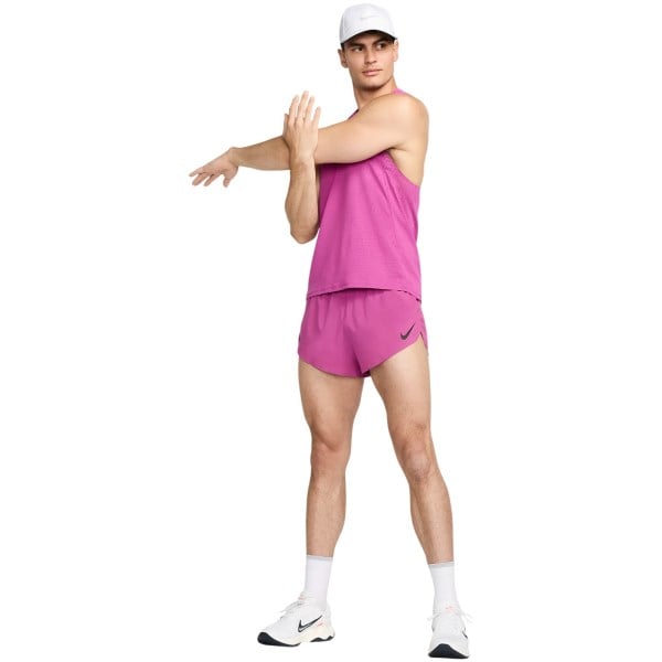 Nike Aeroswift 2 Inch Brief-Lined Mens Running Shorts - Hot Fuchsia/Black