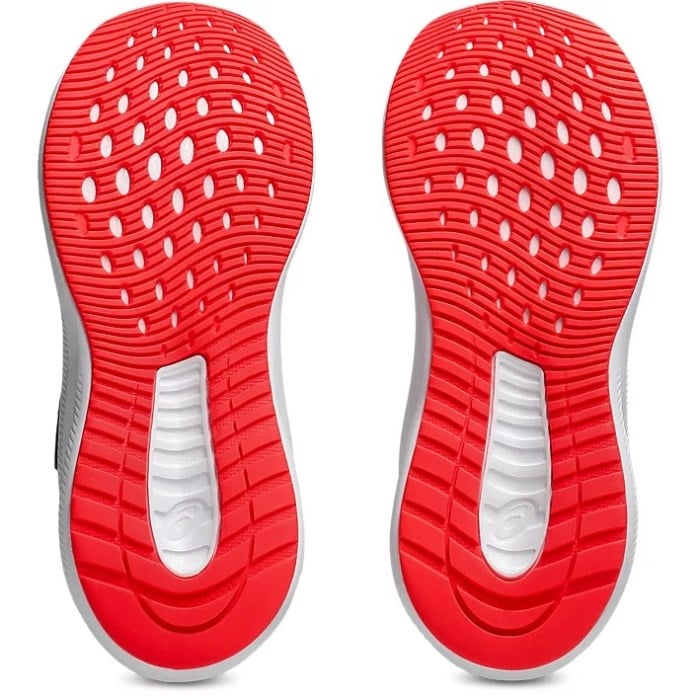Asics Patriot 13 PS - Kids Running Shoes - Black/Flash Red