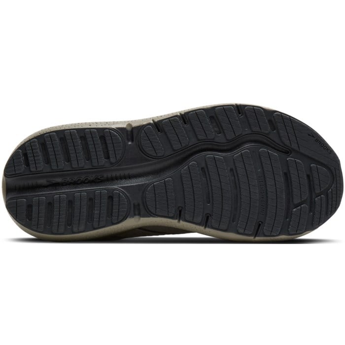 Brooks Ghost Max 2 Suede - Mens Walking Shoes - Rockridge/Ebony