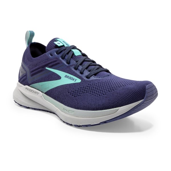 Brooks Ricochet 3 - Womens Running Shoes - Peacoat/Ribbon/Blue Tint
