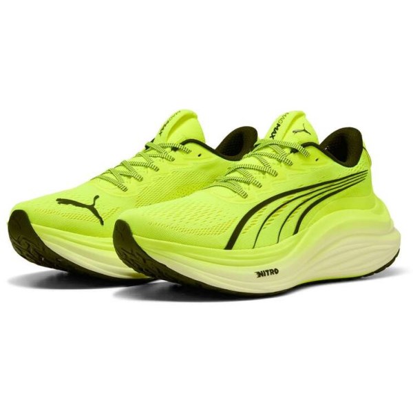 Puma MagMax Nitro - Mens Running Shoes - Yellow Alert/Black