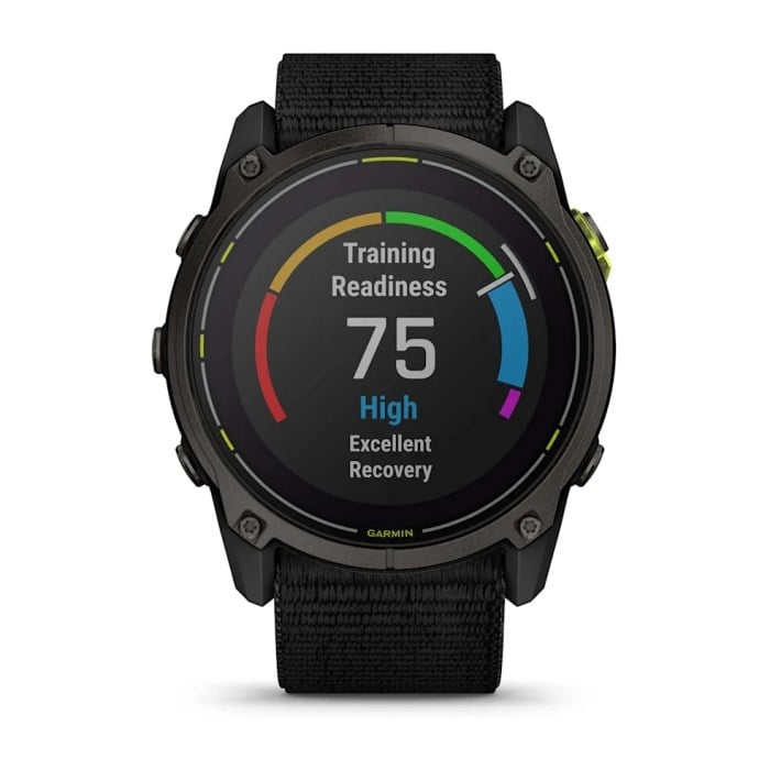 Garmin Enduro 3 DLC Titanium Performance Smartwatch - Carbon Grey/Black