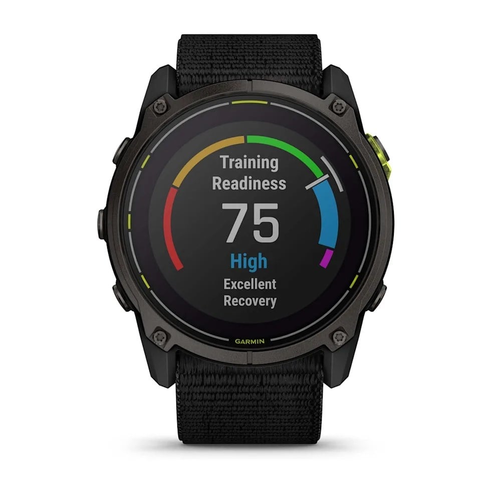 Garmin Enduro 3 DLC Titanium Performance Smartwatch - Carbon Grey/Black