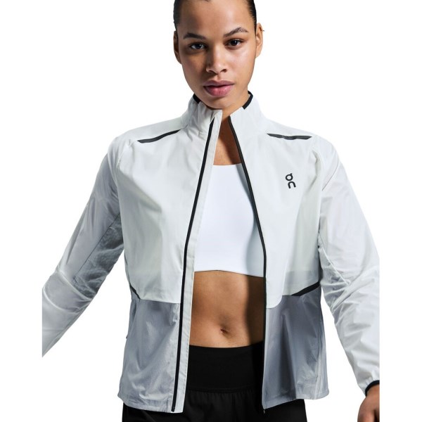 On Running Womens Weather Jacket - White/Glacier