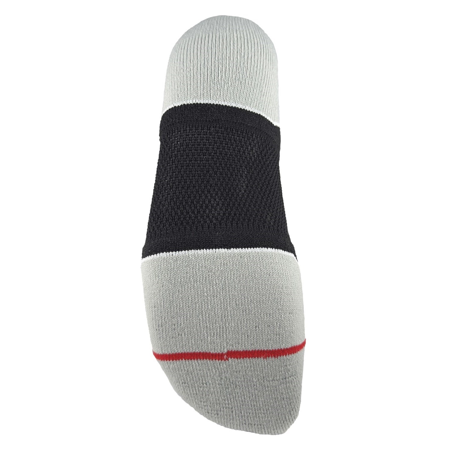 1000 Mile Run Crew 25 Repreve Womens Running Socks -  Twin Pack - Black/Grey