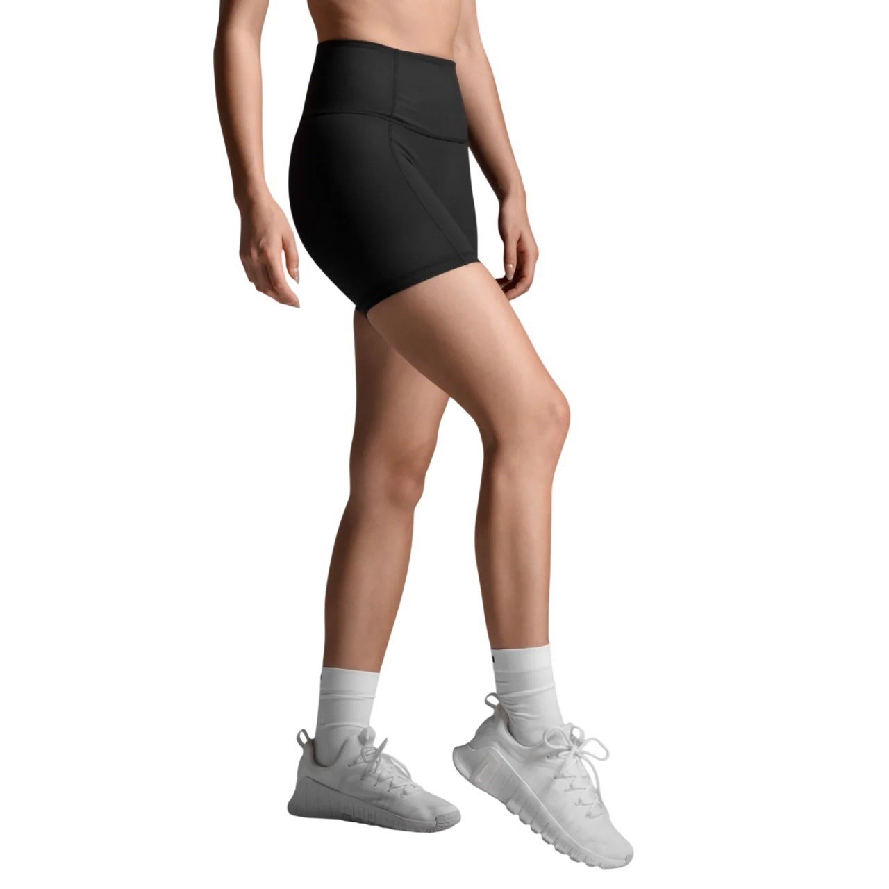 2XU Fluid Hi-Rise 5 Inch Womens Shorts - Black/Black