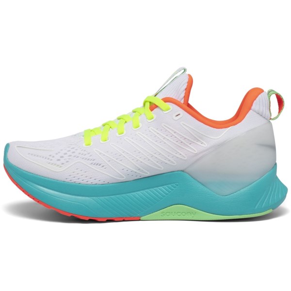 Saucony Endorphin Shift - Womens Running Shoes - White/Mutant
