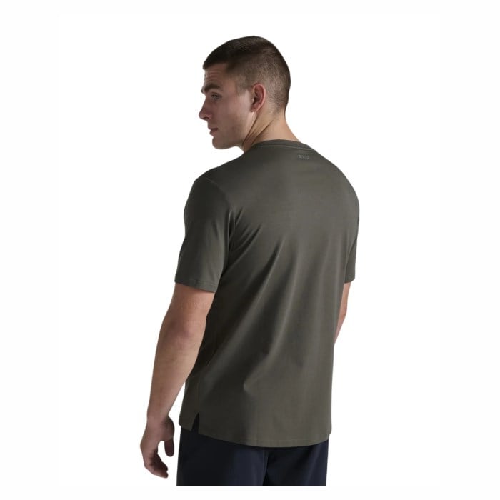 2XU Mens Motion Cotton Flex Tee - Flint/Flint - image 2