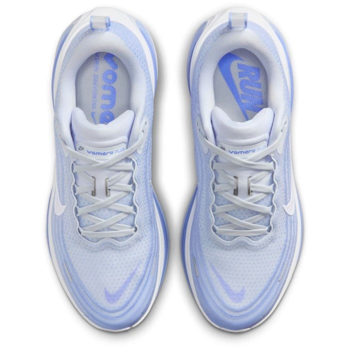 Nike Vomero Plus - Womens Running Shoes - Football Grey/White/Aluminum/Royal Pulse