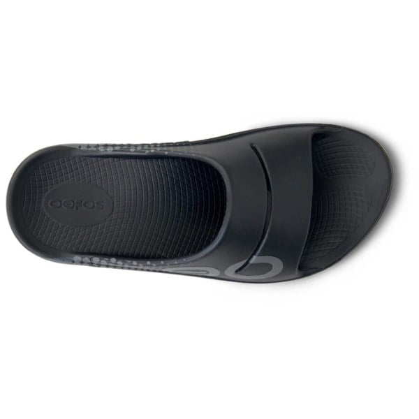 OOFOS OOAHH Sport - Unisex Recovery Slides - Black/Matrix