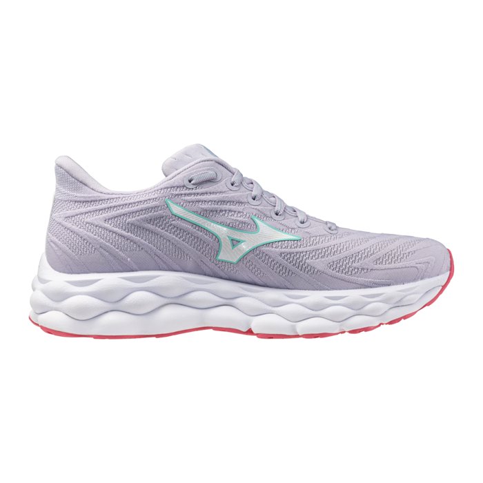 Mizuno Wave Sky 8 - Womens Running Shoes - Thistle/White/Camellia Rose