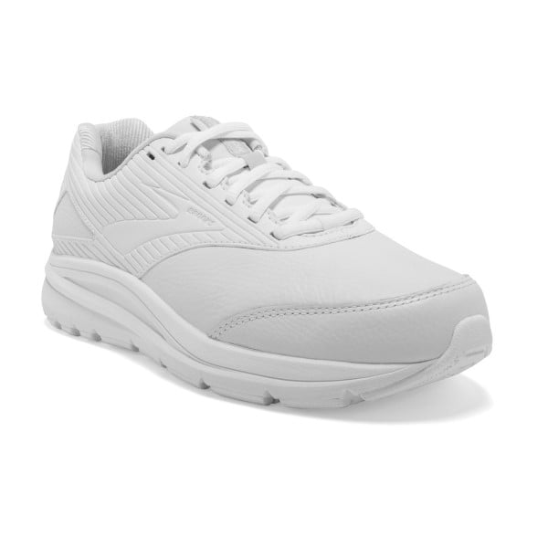 Brooks Addiction Walker 2 Leather - Womens Walking Shoes - White