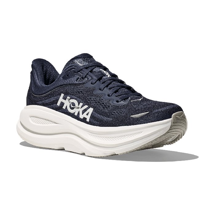 Hoka Bondi 9 - Mens Running Shoes - Varsity Navy/White