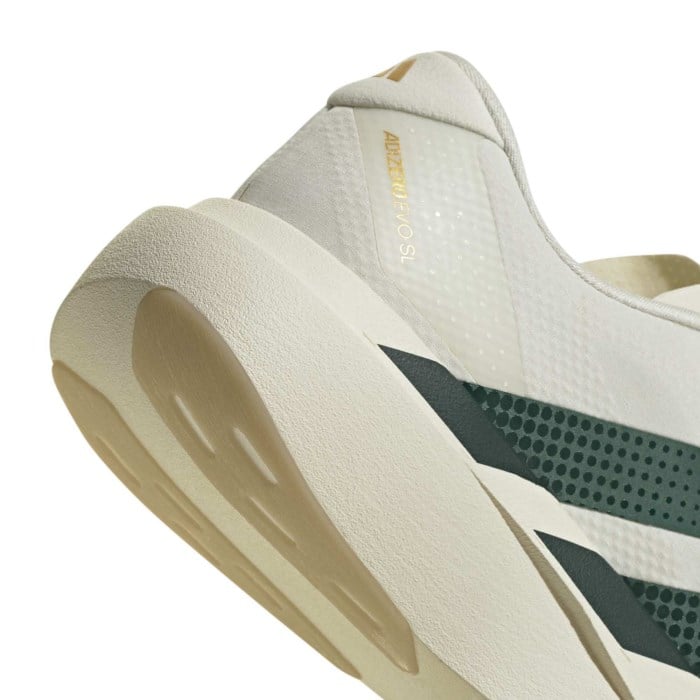 adidas Adizero Evo SL Woven - Mens Running Shoes - Off White/Collegiate Green/Royal Blue - image 7