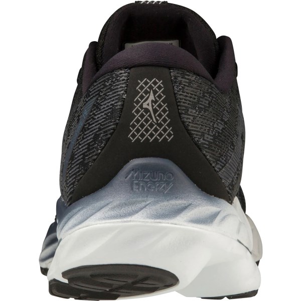 Mizuno Wave Inspire 19 - Mens Running Shoes - Black/Glacial Ridge/Illusion Blue