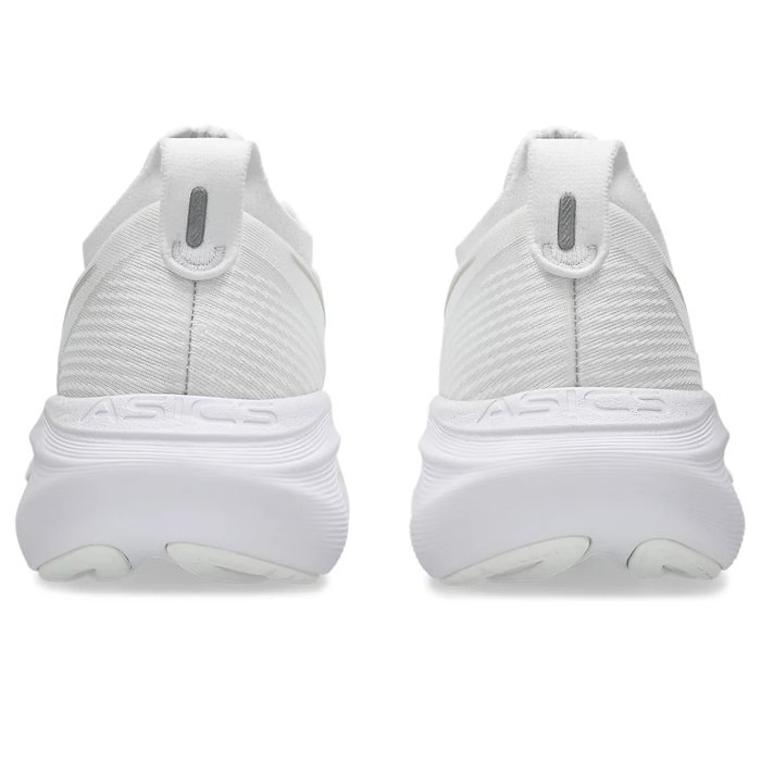 Asics Gel Nimbus 27 - Womens Running Shoes - White/Glacier Grey