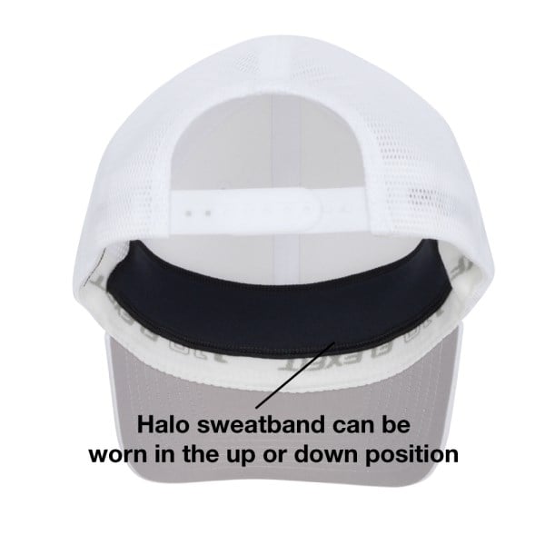 Halo SweatBlock Flexfit Sports Cap - Heather Grey/Black - Heather Grey/Black