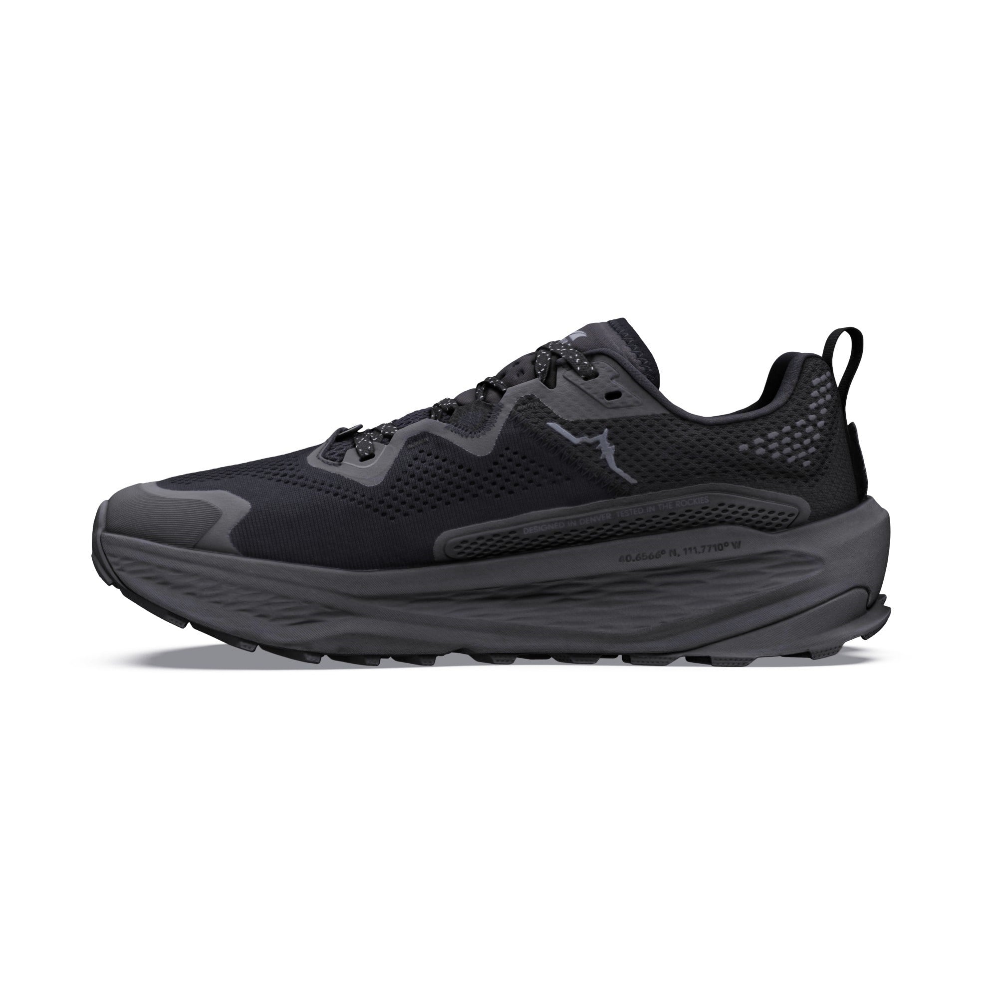 Altra Olympus 7 - Mens Trail Running Shoes - Black/Black/Dark Shadow - image 3