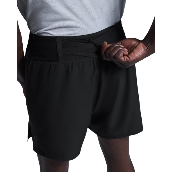 On Mens Trail Running Shorts - Black