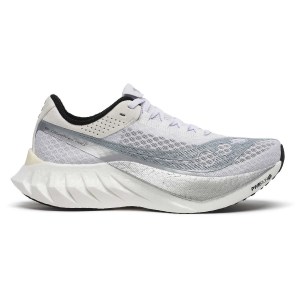 Saucony Endorphin Pro 4 - Womens Road Racing Shoes - White/Silver