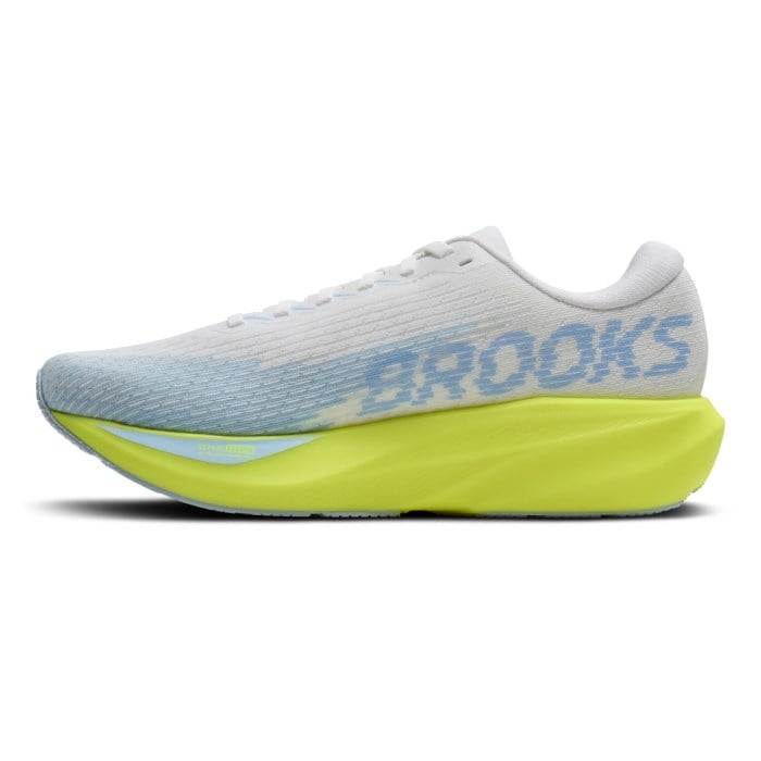 Brooks Ghost Amp - Womens Running Shoes - White/Blue/Nightlife - image 3