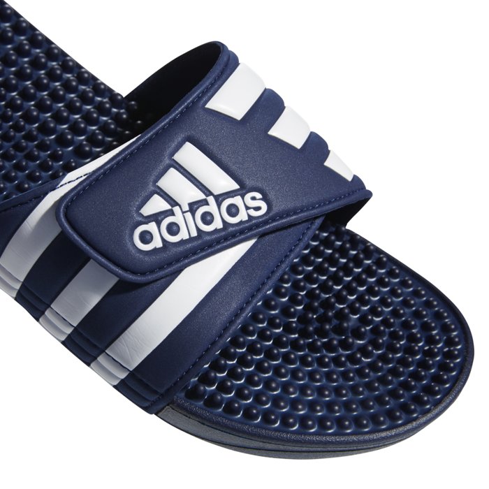 Adidas Adissage - Mens Massage Slides - Dark Blue/Footwear White