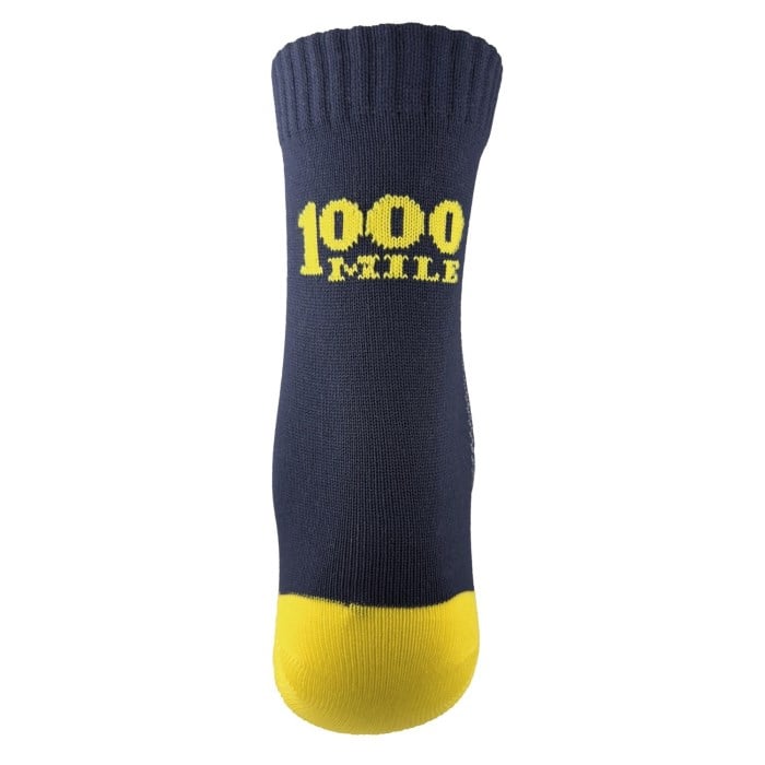 1000 Mile All Terrain 25 Repreve Mens Trail Running/Hiking Socks - Anti Blister - Black/Grey