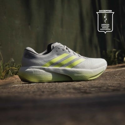 adidas Supernova Rise 3 - Mens Running Shoes - Halo Silver/Solar Yellow/Cloud White