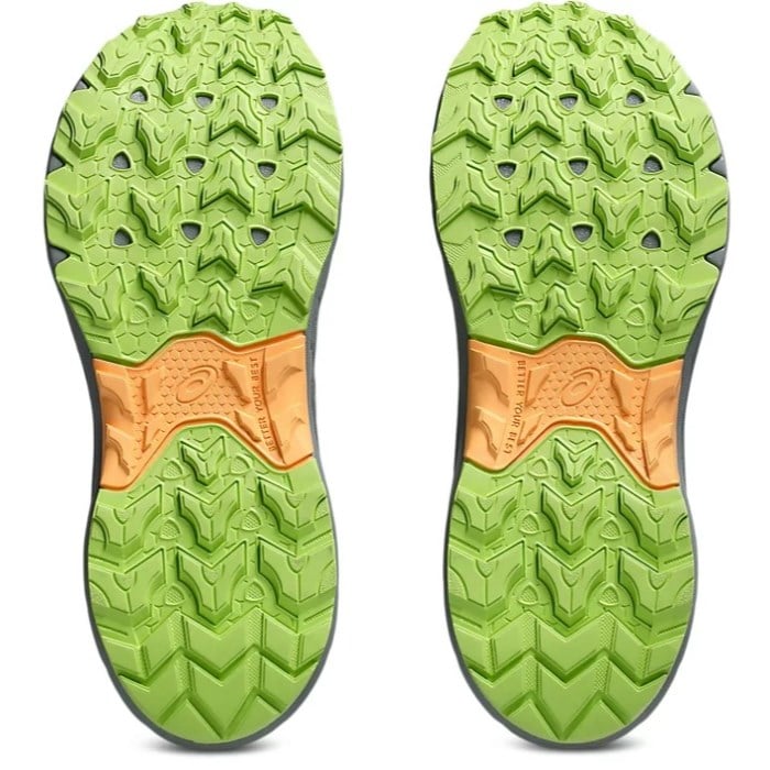 Asics Gel Venture 9 GS - Kids Trail Running Shoes - Midnight/Lime Green