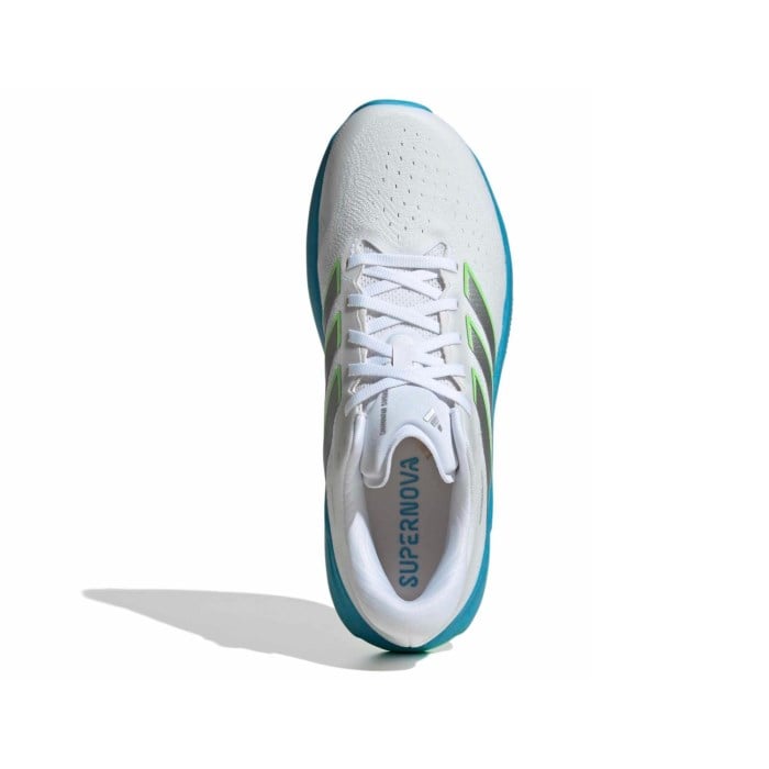 adidas Supernova Rise 3 - Mens Running Shoes - Cloud White/Silver Metallic/Semi Blue Burst