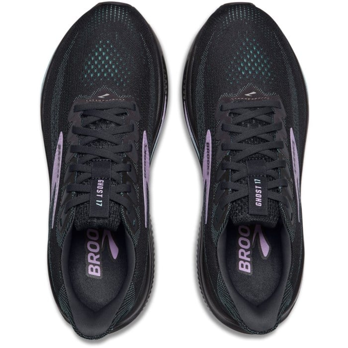 Brooks Ghost 17 - Womens Running Shoes - Grey/Clearwater/Purple