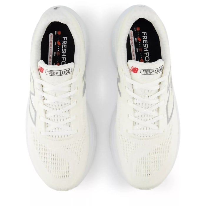 New Balance Fresh Foam X 1080v14 - Mens Running Shoes - White/Silver Metallic/Sea Salt