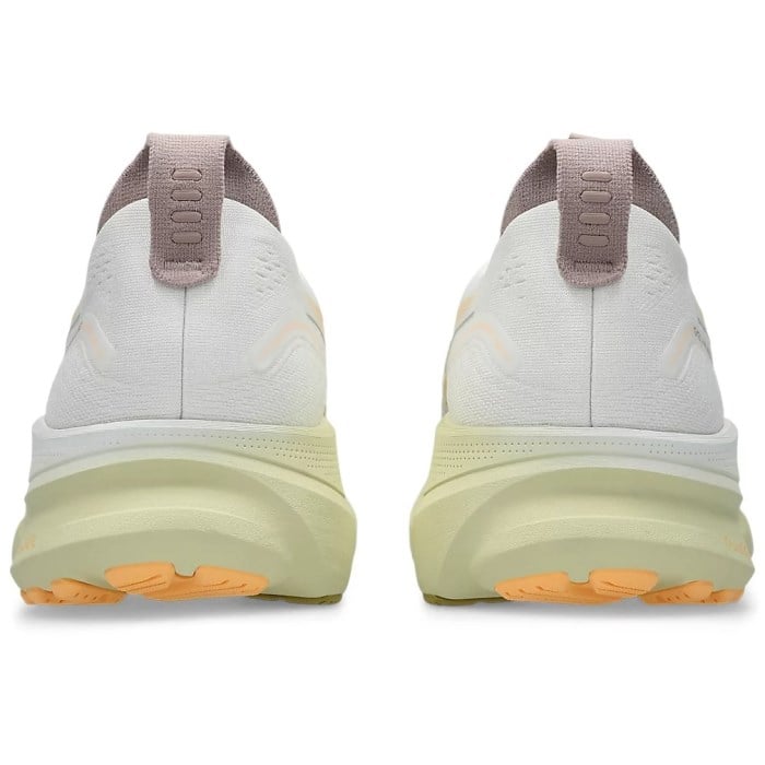 Asics Gel Kayano 32 - Mens Running Shoes - White/Orange Glow