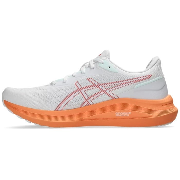 Asics GT-1000 13 - Mens Running Shoes - White/Coral Reef