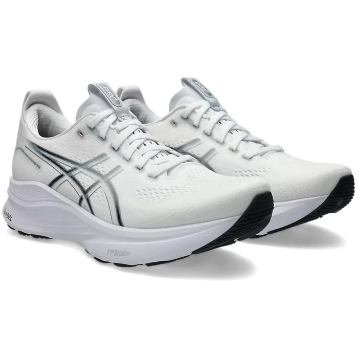 Asics Gel Kayano 32 - Mens Running Shoes - White/Pure Silver