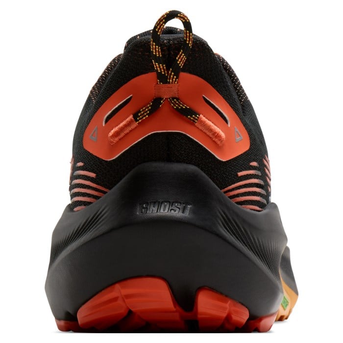 Brooks Ghost Trail - Mens Trail Running Shoes - Black/Red/Orange - image 5