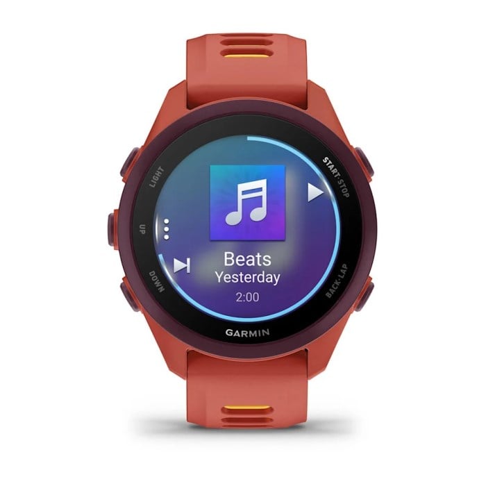 Garmin Forerunner 170 Music GPS Smartwatch - Red Pink/Mango - image 2