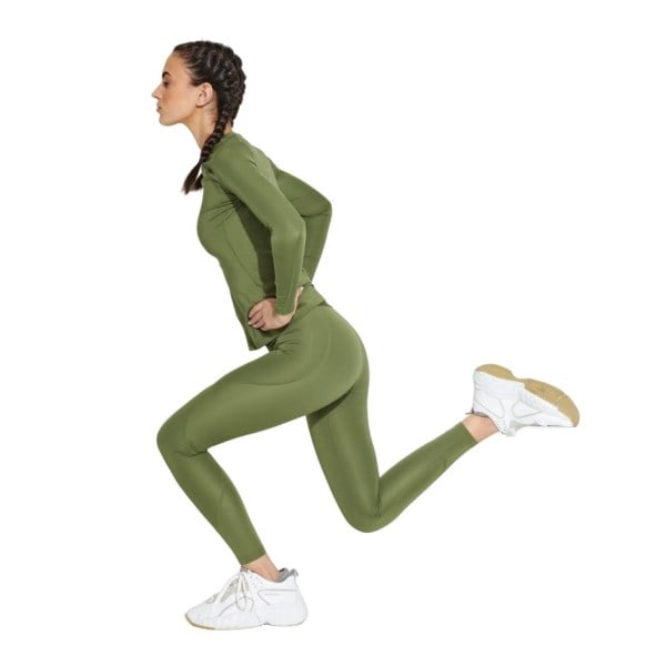 Skins Series-2 Womens Compression Long Tights - Khaki