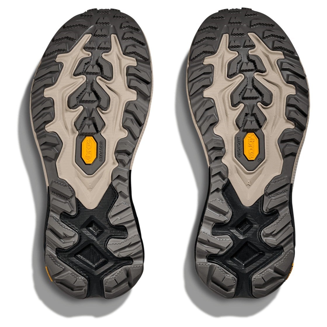 Hoka Mafate 5 - Womens Trail Running Shoes - Putty/Black