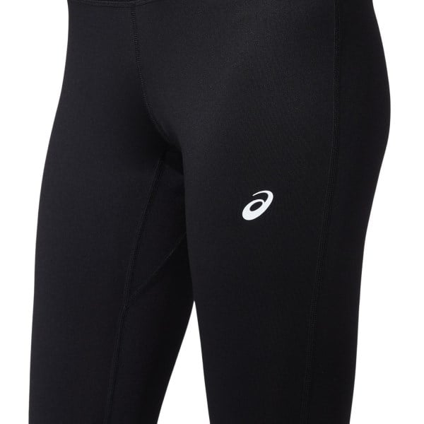 Asics Silver Womens Full Length Running Tights - Performance Black