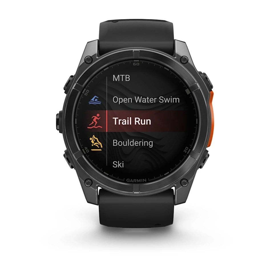 Garmin Fenix 8 51mm AMOLED Premium Multisport Watch - Slate Grey/Black Silicone Band - image 10