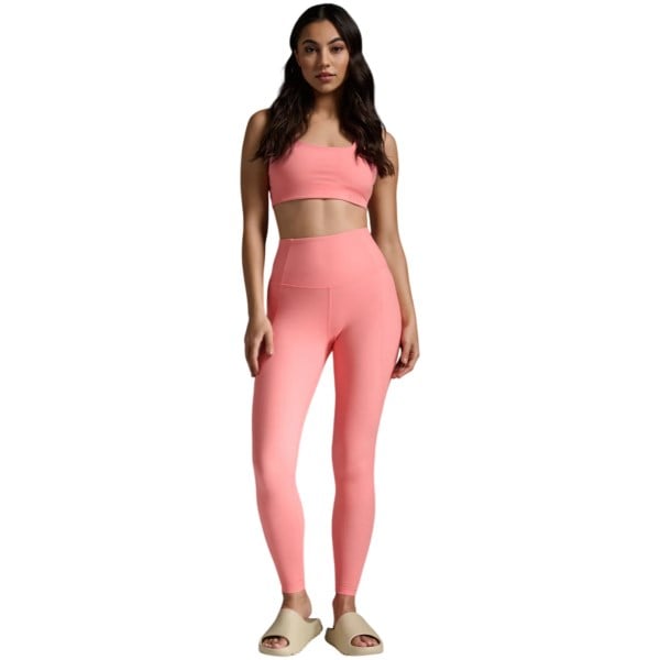 2XU Form Soft Touch Hi-Rise Womens Compression Tights - Pink Glow/Pink Glow