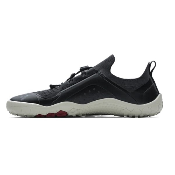 Vivobarefoot Primus Trail Knit FG - Mens Trail Running Shoes - Obsidian/Pelican