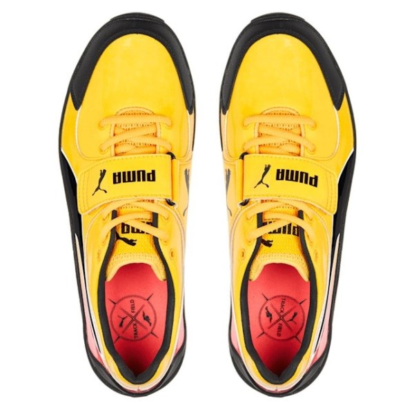 Puma evoSpeed Throw 10 - Unisex Throwing Shoes - Sun Stream/Sunset Glow/Black