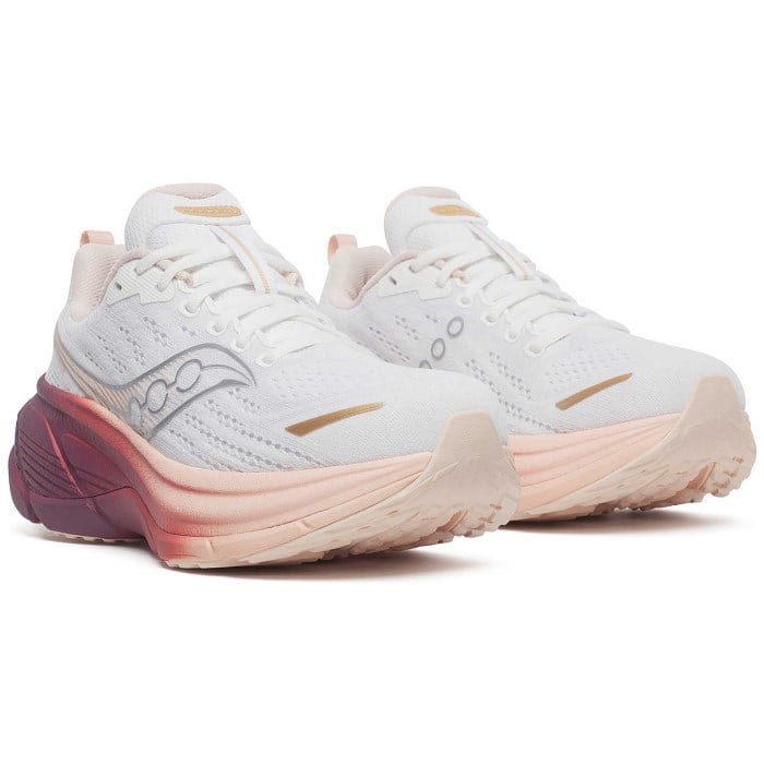 Saucony Hurricane 25 - Womens Running Shoes - White/Cameo