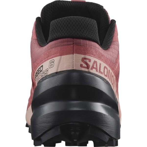 Salomon Speedcross 6 - Womens Trail Running Shoes - Cow Hide/Black/English Rose
