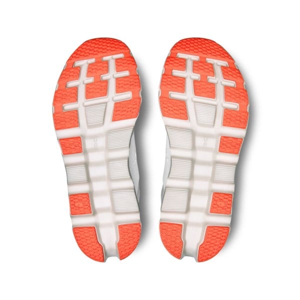 On Cloudstratus 3 - Womens Running Shoes - White/Sand