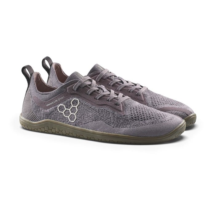 Vivobarefoot Primus Lite Knit Natural - Womens Running Shoes - Dark Gull/Gray - image 2