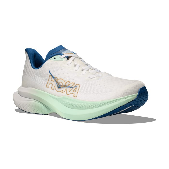 Hoka Mach 6 - Mens Running Shoes - Frost/Gold